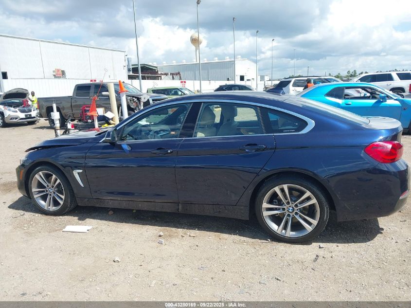 2018 BMW 430I Gran Coupe VIN: WBA4J1C58JBG80442 Lot: 43280169