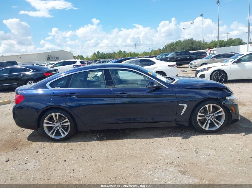 2018 BMW 430I Gran Coupe VIN: WBA4J1C58JBG80442 Lot: 43280169