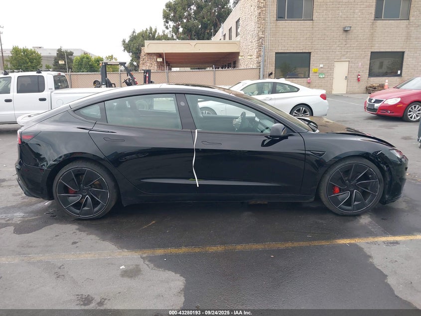 2024 Tesla Model 3 Performance All-Wheel Drive VIN: 5YJ3E1ET3RF807280 Lot: 43280193