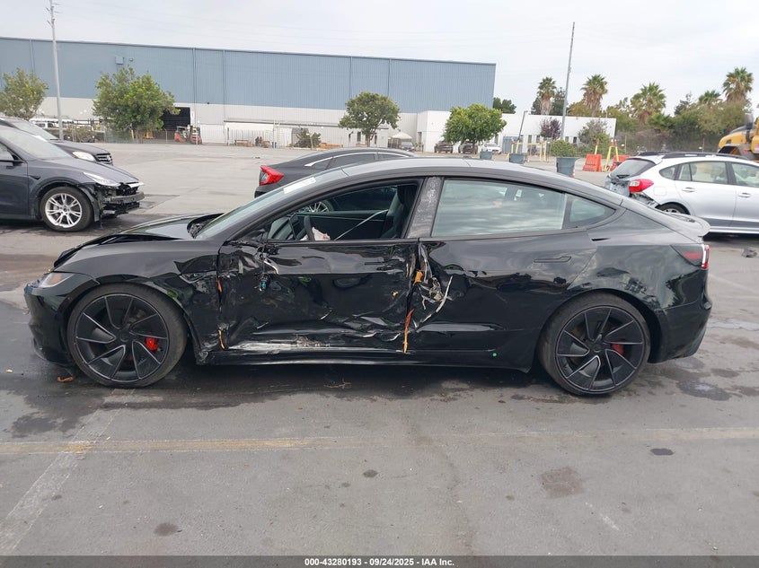 2024 Tesla Model 3 Performance All-Wheel Drive VIN: 5YJ3E1ET3RF807280 Lot: 43280193