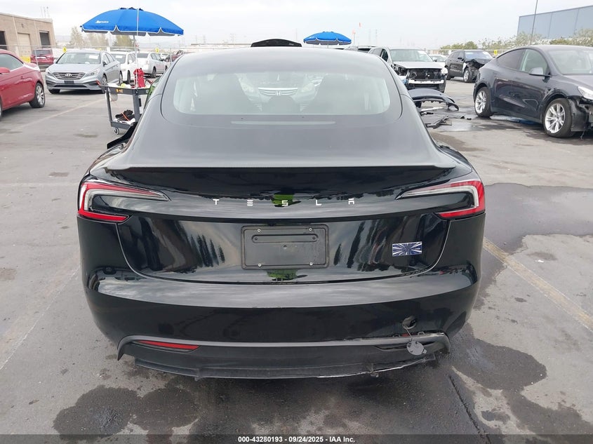 2024 Tesla Model 3 Performance All-Wheel Drive VIN: 5YJ3E1ET3RF807280 Lot: 43280193