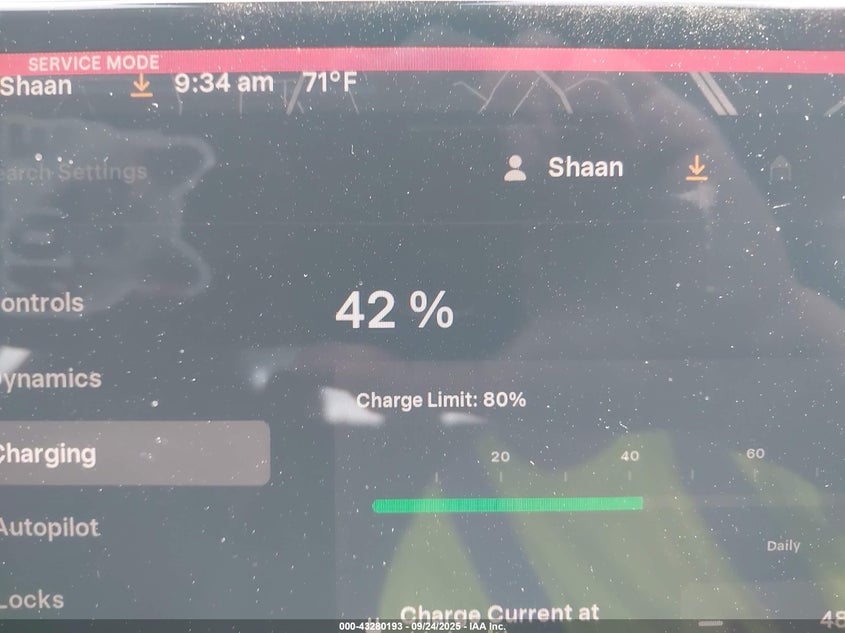 2024 Tesla Model 3 Performance All-Wheel Drive VIN: 5YJ3E1ET3RF807280 Lot: 43280193