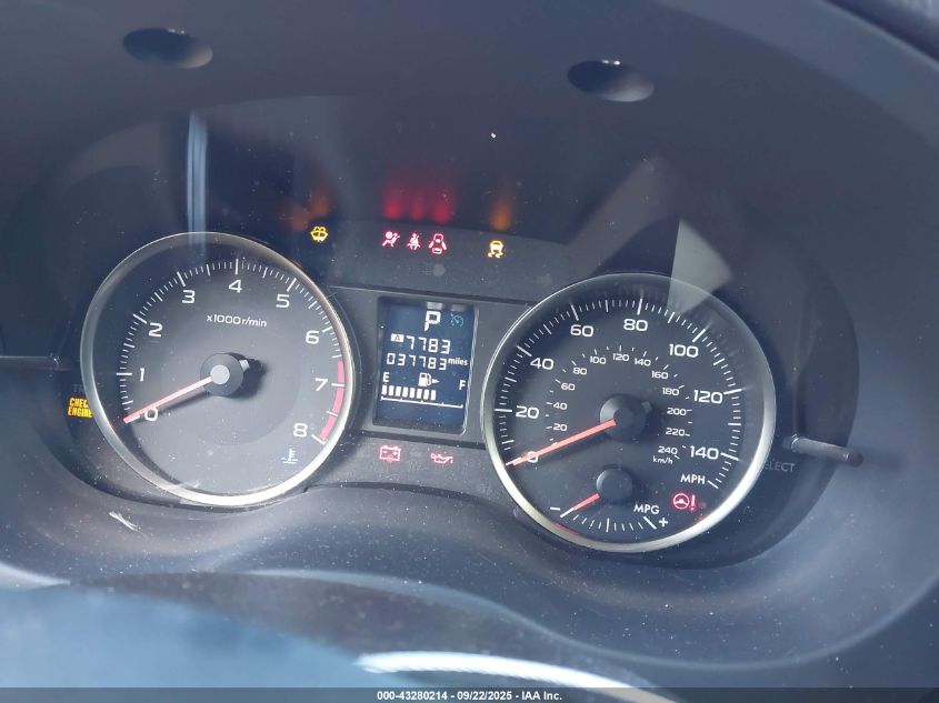 2016 Subaru Crosstrek 2.0I Premium VIN: JF2GPABC7G8310635 Lot: 43280214