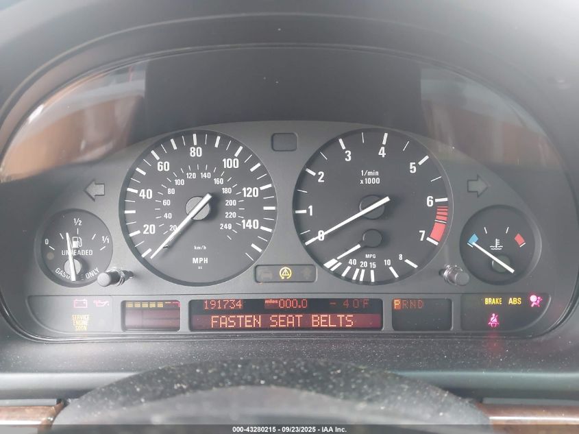 2002 BMW 530Ia VIN: WBADT63432CH85481 Lot: 43280215