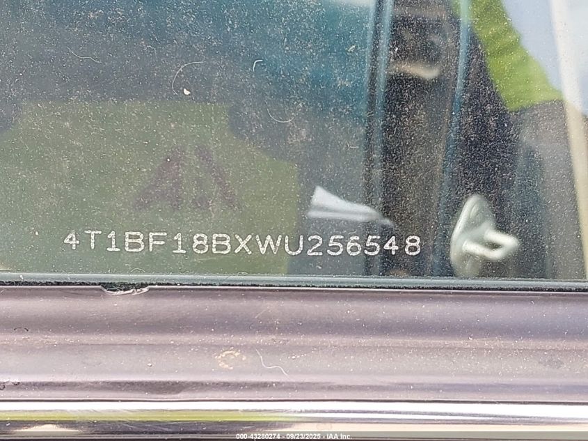 1998 Toyota Avalon Xl VIN: 4T1BF18BXWU256548 Lot: 43280274