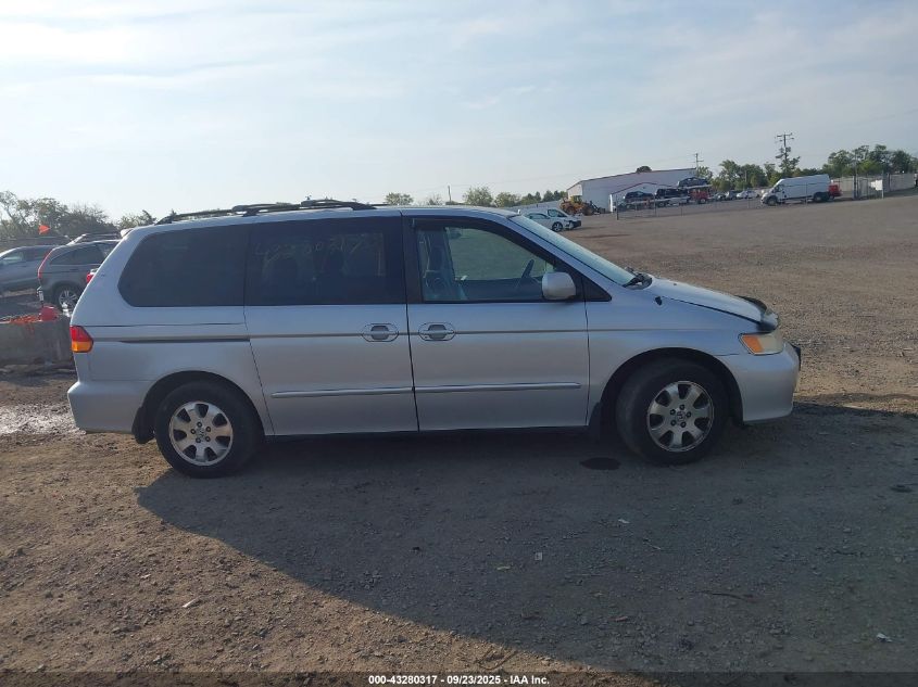 2002 Honda Odyssey Ex VIN: 2HKRL18602H535431 Lot: 43280317