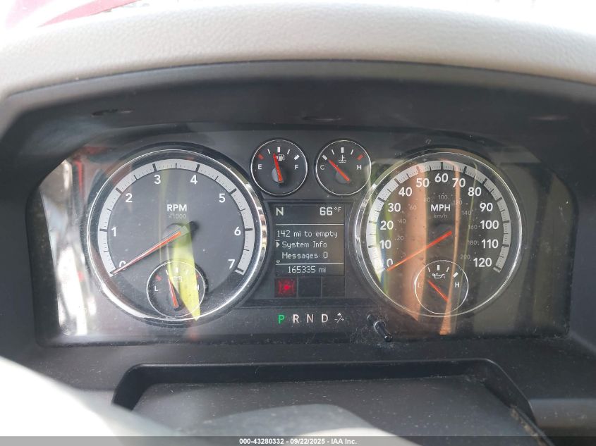 2009 Dodge Ram 1500 Slt/Sport/Trx VIN: 1D3HV13T29J505567 Lot: 43280332