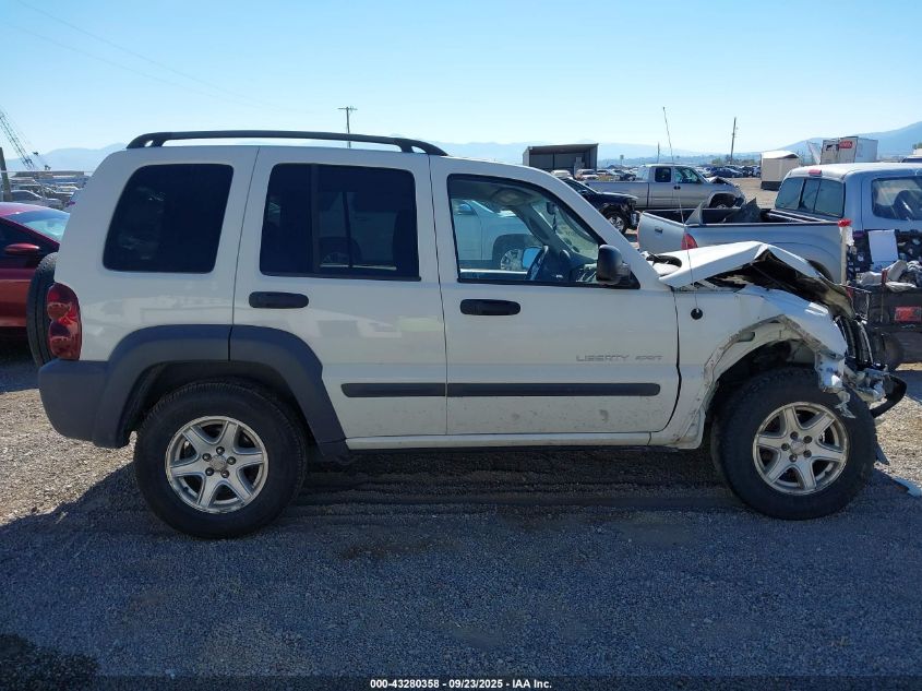 2003 Jeep Liberty VIN: 1J4GK4BK53W724736 Lot: 43280358