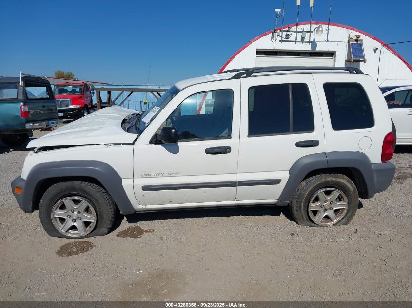 2003 Jeep Liberty VIN: 1J4GK4BK53W724736 Lot: 43280358