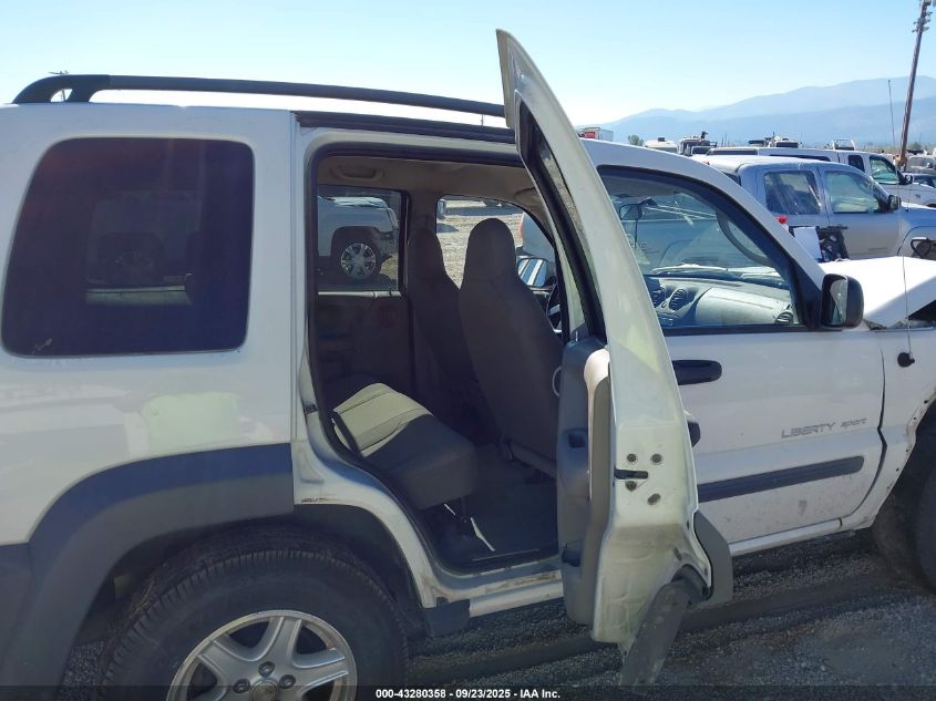 2003 Jeep Liberty VIN: 1J4GK4BK53W724736 Lot: 43280358