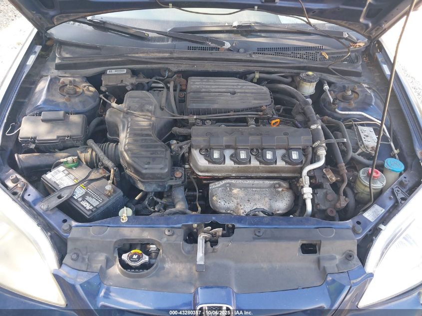 2003 Honda Civic Ex VIN: 1HGEM22943L062698 Lot: 43280357