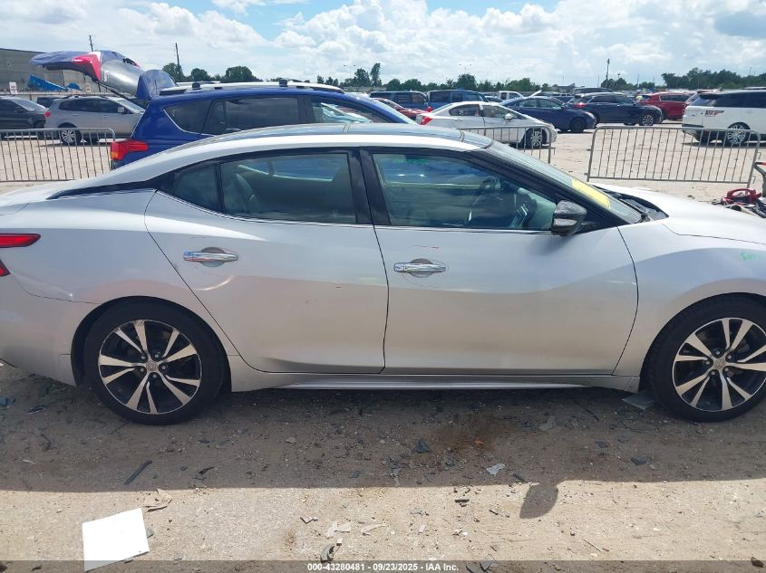 2018 Nissan Maxima 3.5 Platinum VIN: 1N4AA6APXJC395066 Lot: 43280481
