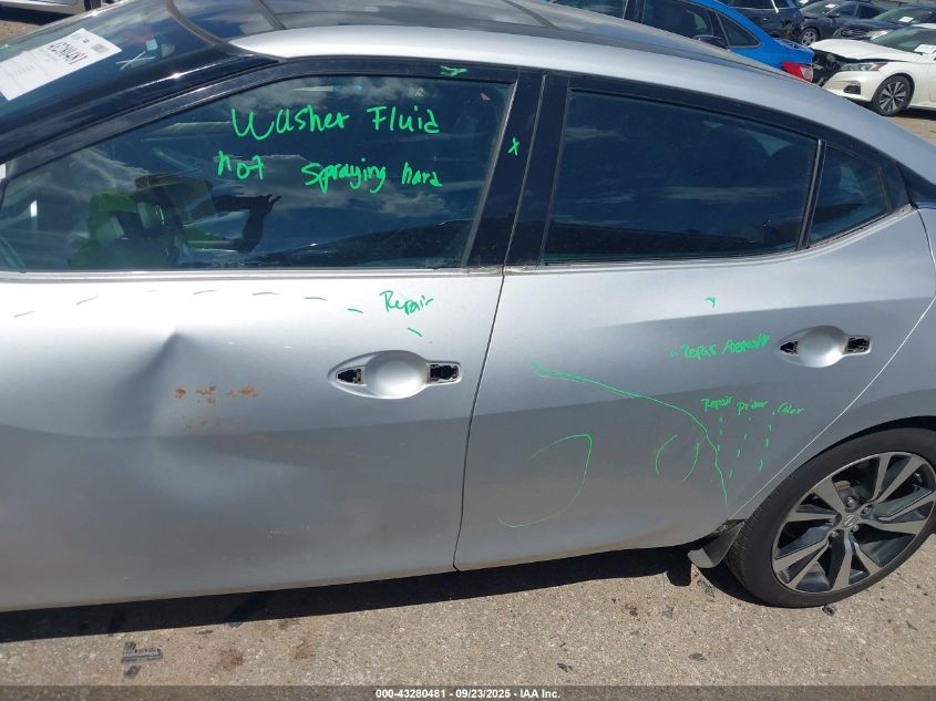 2018 Nissan Maxima 3.5 Platinum VIN: 1N4AA6APXJC395066 Lot: 43280481