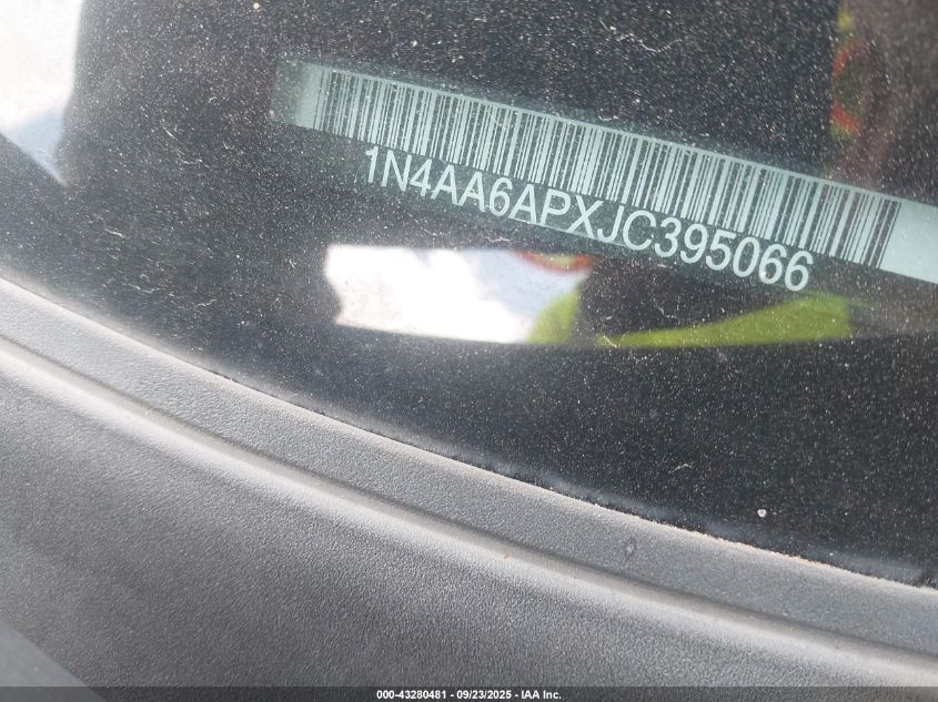 2018 Nissan Maxima 3.5 Platinum VIN: 1N4AA6APXJC395066 Lot: 43280481