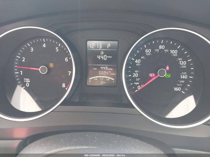 2017 Volkswagen Jetta 1.4T S VIN: 3VW2B7AJ3HM343409 Lot: 43280495