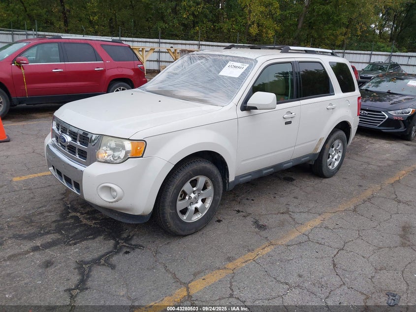 Vin: 1fmcu0eg1cka16090, lot: 43775107, ford escape limited 20122