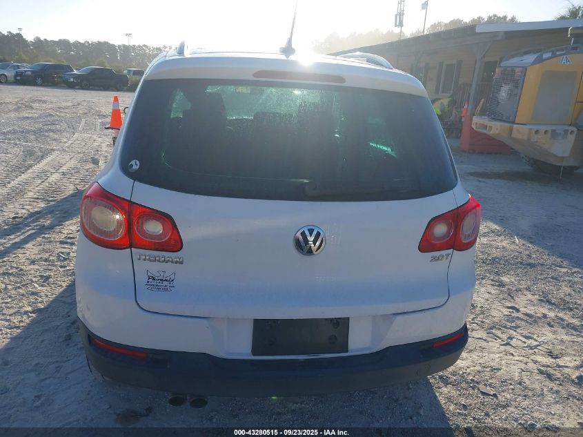 2009 Volkswagen Tiguan S/Se/Sel VIN: WVGAV75N59W500292 Lot: 43280515