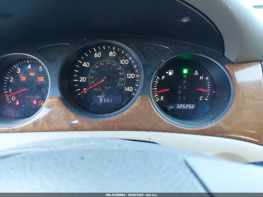 2006 Lexus Es 330 VIN: JTHBA30G365150389 Lot: 43280591