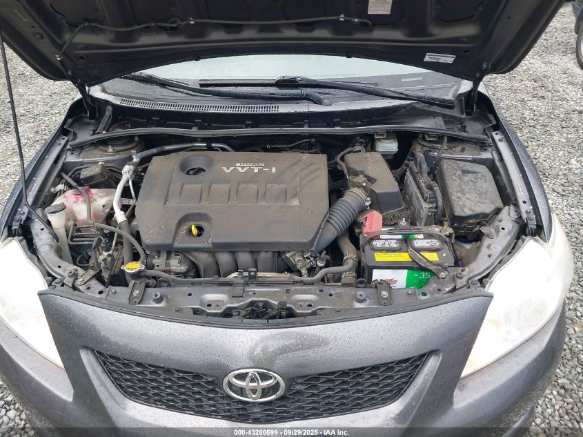 2010 Toyota Corolla Le VIN: JTDBU4EE0A9115543 Lot: 43280599