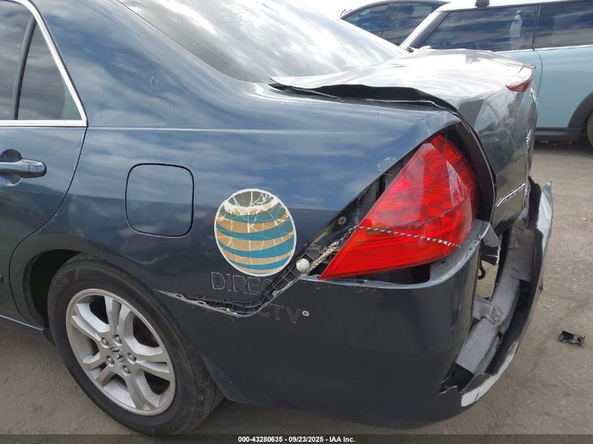 2006 Honda Accord 2.4 Ex VIN: JHMCM56876C011384 Lot: 43280635