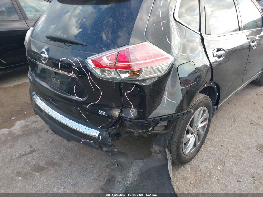 2015 Nissan Rogue Sl VIN: 5N1AT2MT0FC787479 Lot: 43280646