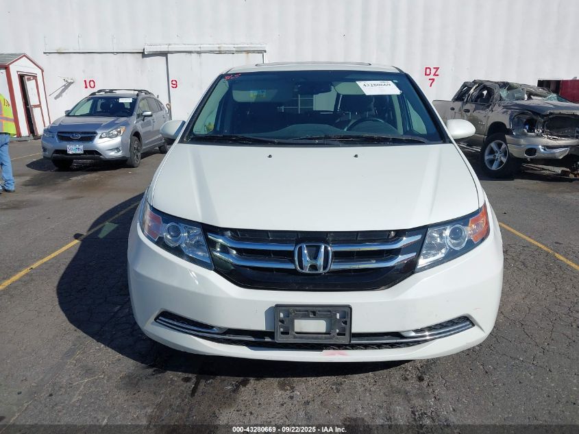 2014 Honda Odyssey Ex-L VIN: 5FNRL5H62EB114336 Lot: 43280669