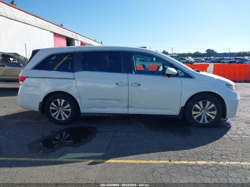 2014 Honda Odyssey Ex-L VIN: 5FNRL5H62EB114336 Lot: 43280669