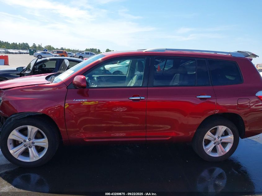 2009 Toyota Highlander Limited VIN: JTEES42A392145401 Lot: 43280675