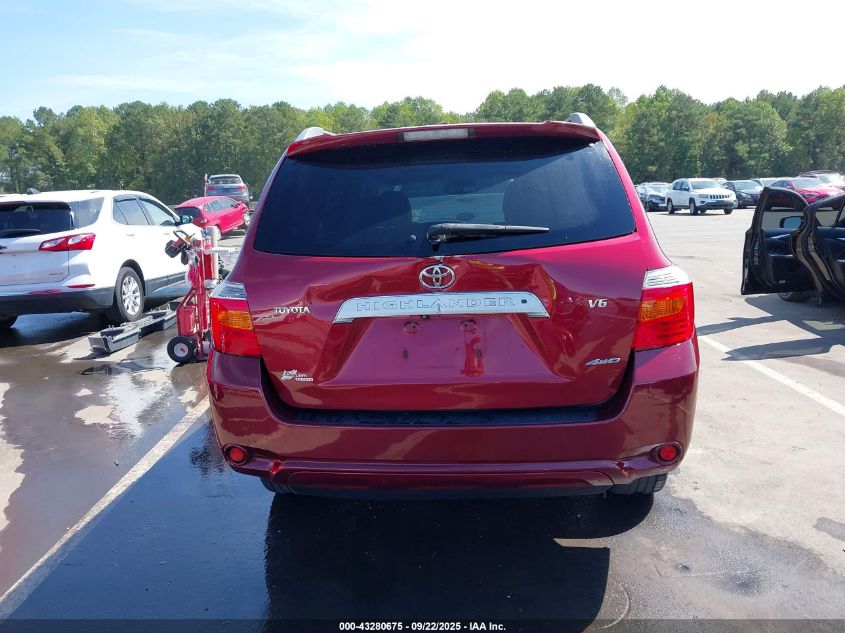 2009 Toyota Highlander Limited VIN: JTEES42A392145401 Lot: 43280675