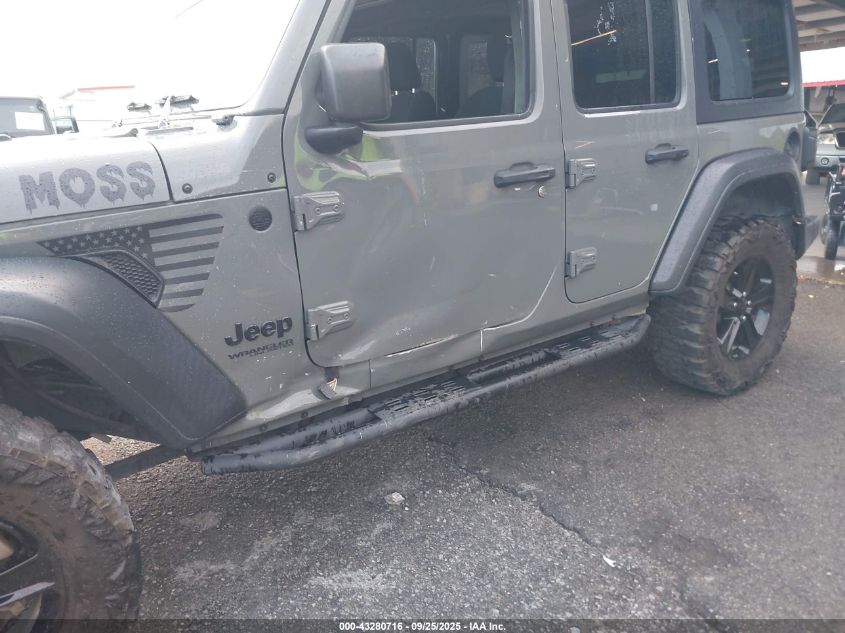 2020 Jeep Wrangler Unlimited Sport Altitude 4X4 VIN: 1C4HJXDG8LW252323 Lot: 43280716