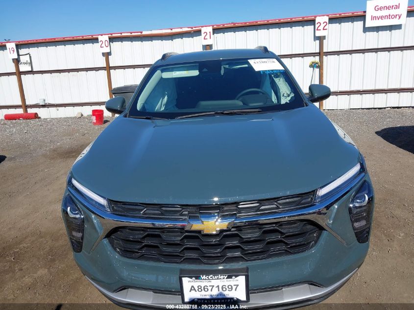 2025 Chevrolet Trax Fwd Lt VIN: KL77LHEP9SC287590 Lot: 43280758