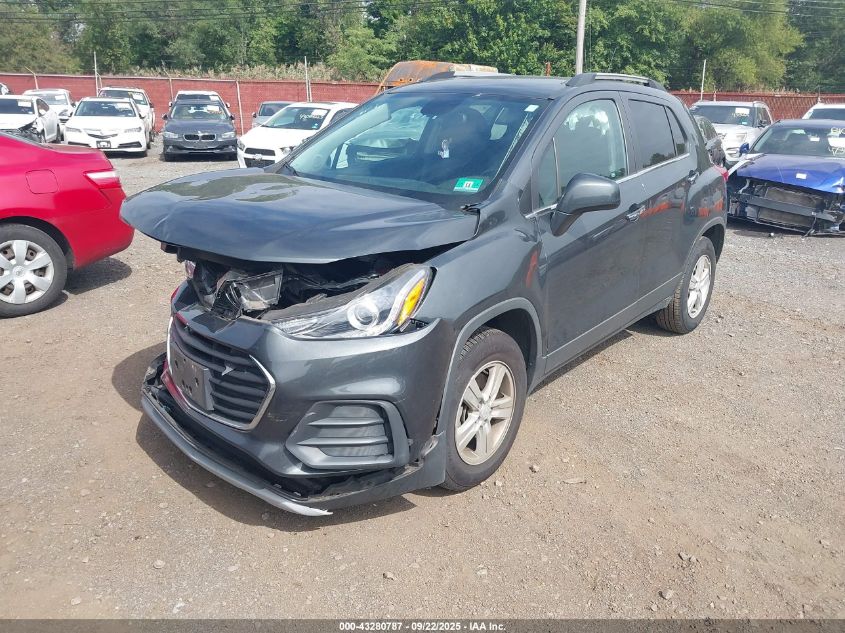 2018 Chevrolet Trax Lt VIN: 3GNCJPSB2JL299763 Lot: 43280787