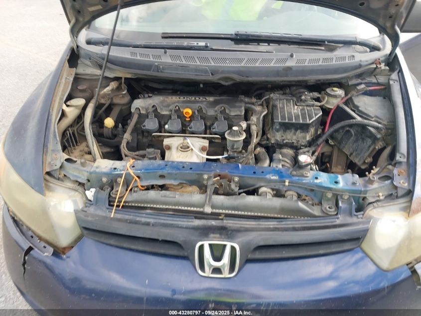 2007 Honda Civic Lx VIN: 2HGFG12617H543703 Lot: 43280797