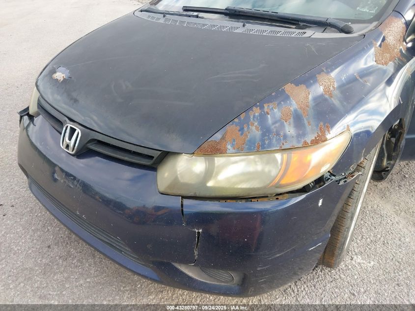 2007 Honda Civic Lx VIN: 2HGFG12617H543703 Lot: 43280797