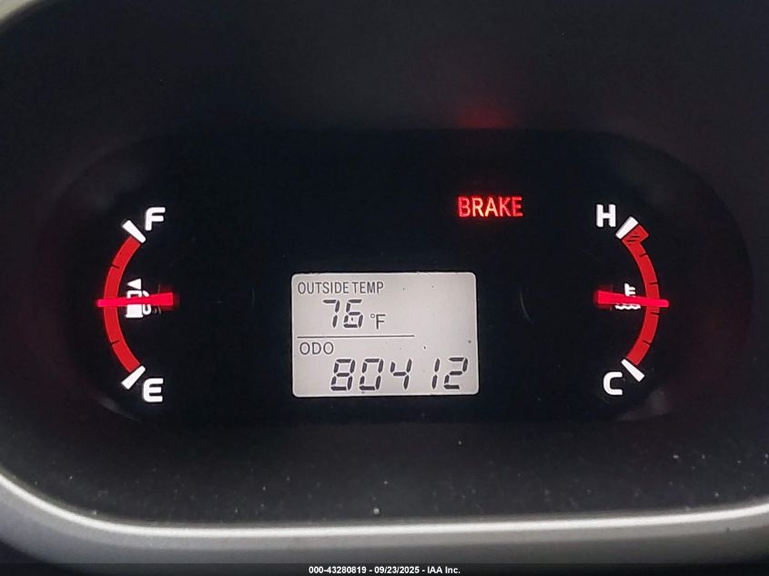 2009 Toyota Matrix S VIN: 2T1KE40E19C004784 Lot: 43280819