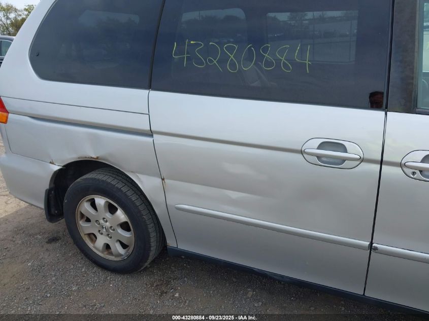 2004 Honda Odyssey Ex-L VIN: 5FNRL18004B056519 Lot: 43280884