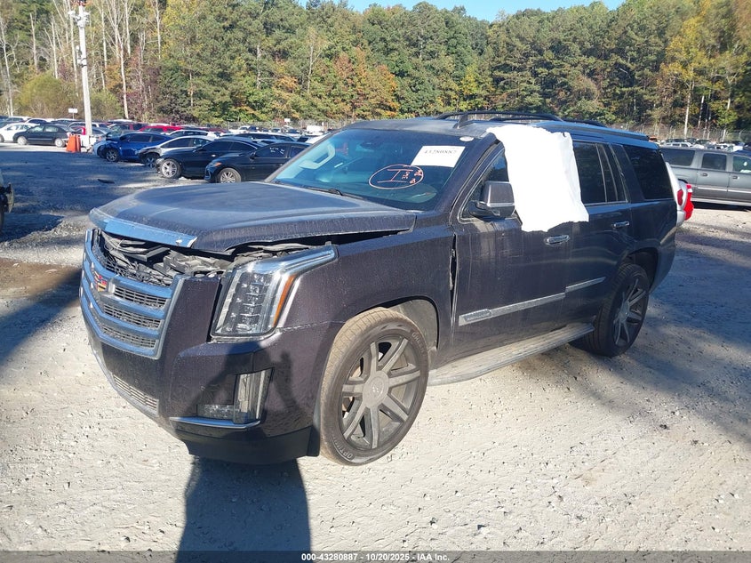Vin: 1gys4mkjxfr597134, lot: 43775491, cadillac escalade luxury 20152