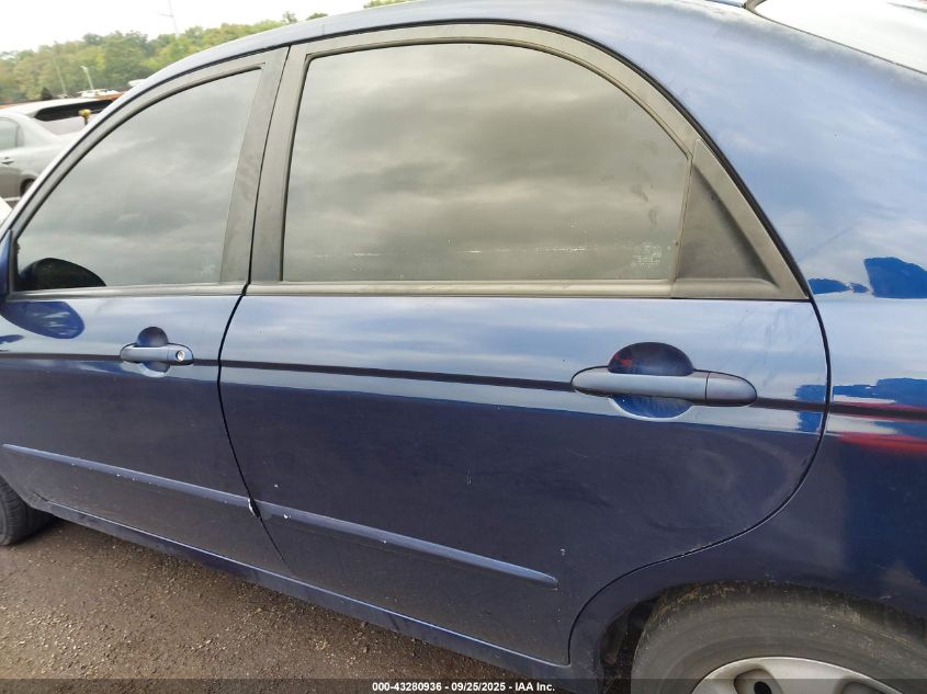 2007 Kia Spectra Ex VIN: KNAFE121775464002 Lot: 43280936