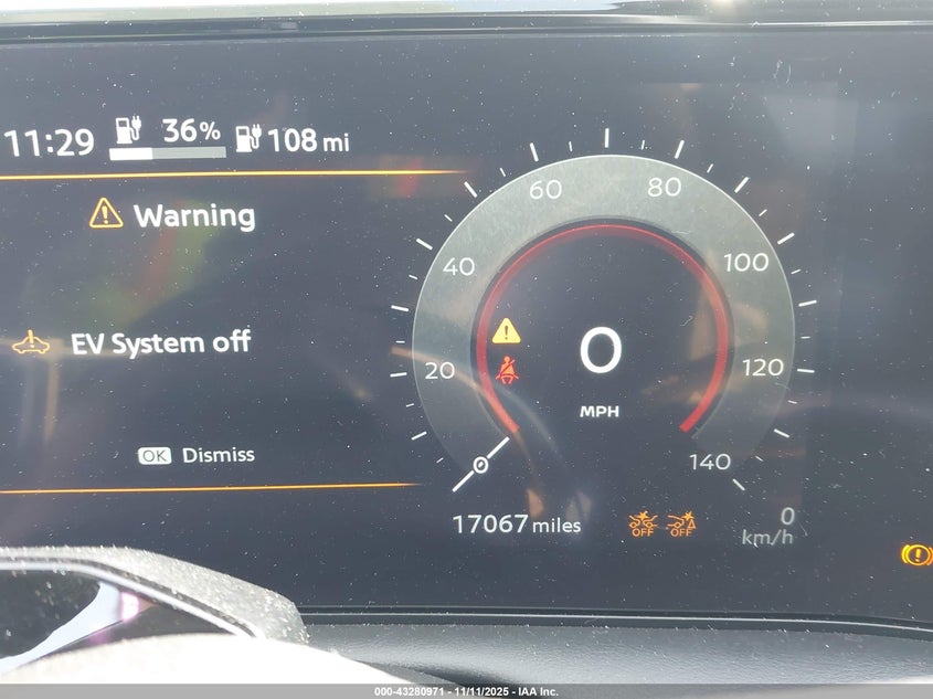 2024 Nissan Ariya Empower+ VIN: JN1BF0BA1RM430805 Lot: 43280971