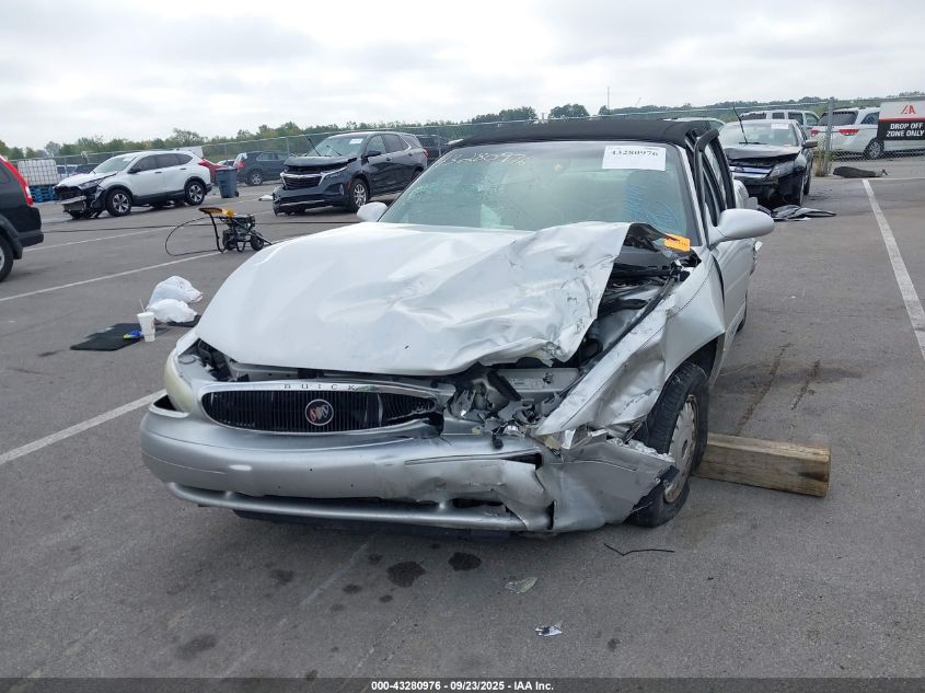 2002 Buick Century Limited VIN: 2G4WY55J521220691 Lot: 43280976