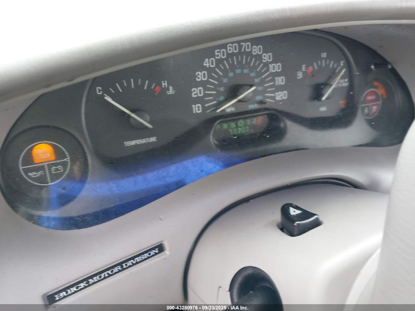 2002 Buick Century Limited VIN: 2G4WY55J521220691 Lot: 43280976