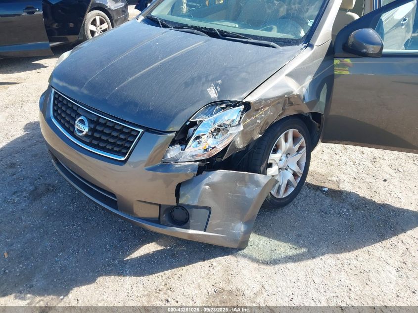 2007 Nissan Sentra 2.0S VIN: 3N1AB61E17L613952 Lot: 43281026