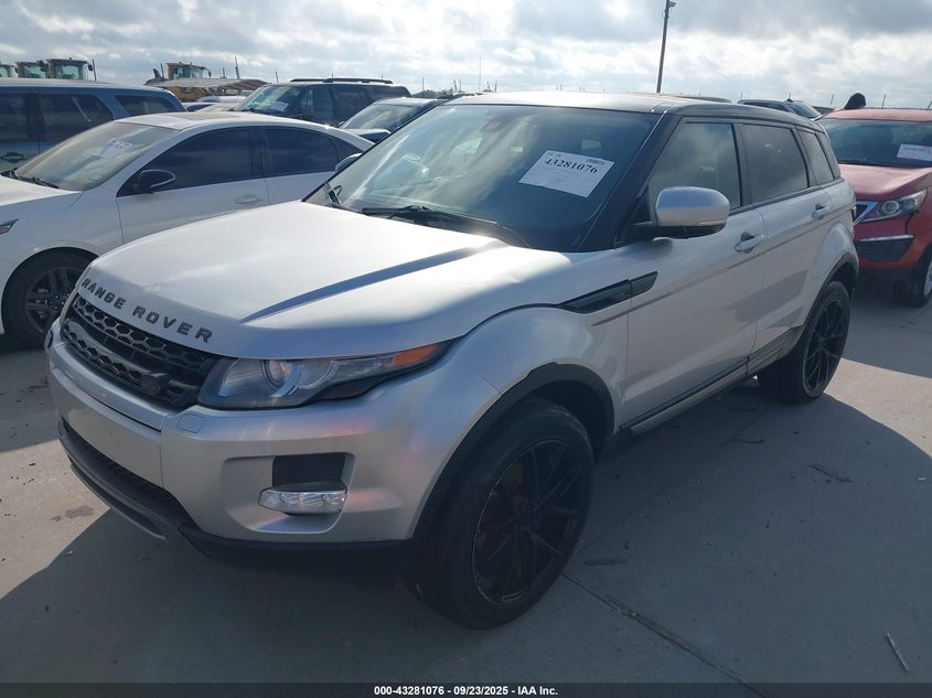 Vin: salvp2bg4dh852259, lot: 43775680, land rover range rover evoque pure 20132