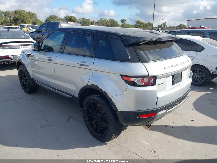 Vin: salvp2bg4dh852259, lot: 43775680, land rover range rover evoque pure 20133