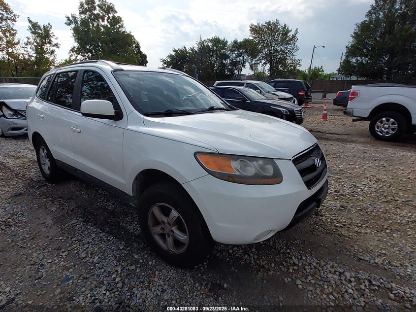 5NMSG73D47H064130 2007 Hyundai Santa Fe Gls auction photo 1