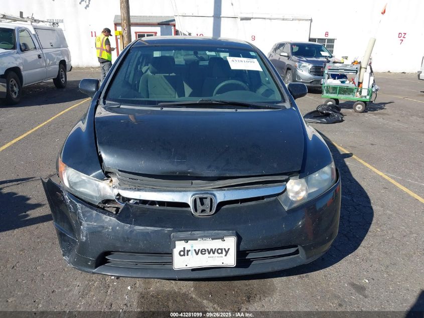 2008 Honda Civic Lx VIN: 1HGFA16548L093732 Lot: 43281099