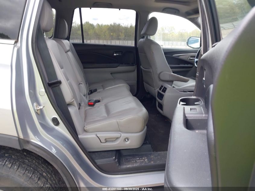 2019 Honda Pilot Ex-L VIN: 5FNYF5H57KB031636 Lot: 43281103