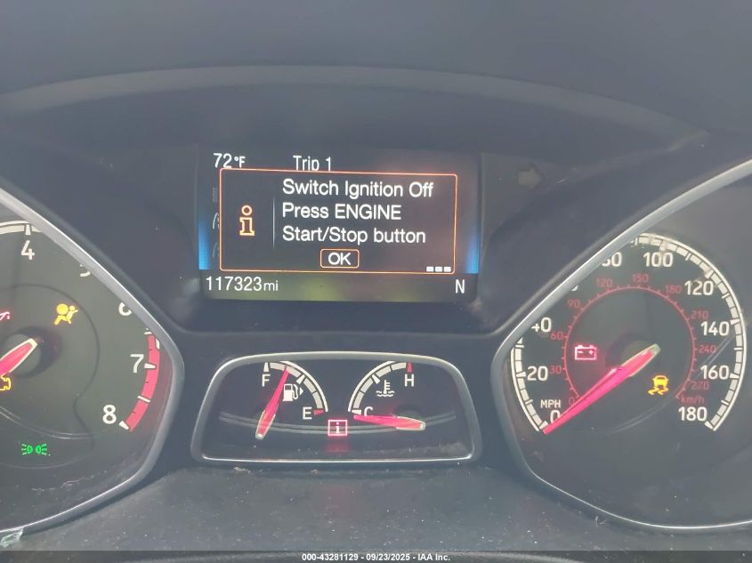 2018 Ford Focus St VIN: 1FADP3L96JL320244 Lot: 43281129