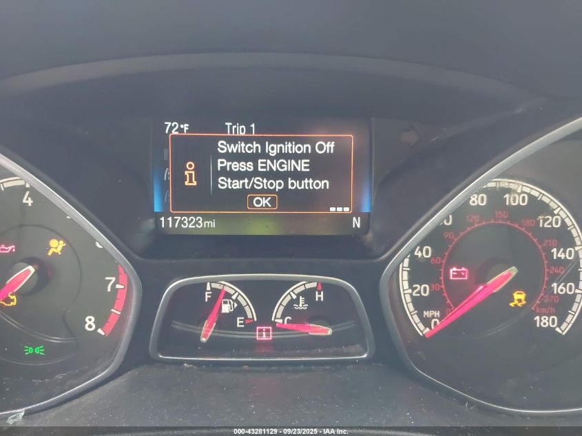 2018 Ford Focus St VIN: 1FADP3L96JL320244 Lot: 43281129