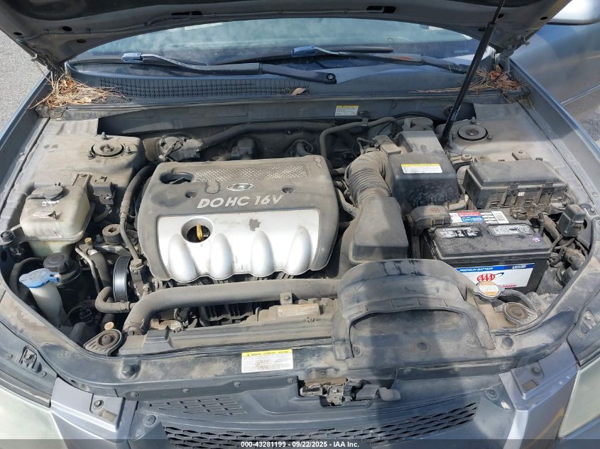 2006 Hyundai Sonata Gl VIN: 5NPET46C46H060431 Lot: 43281199